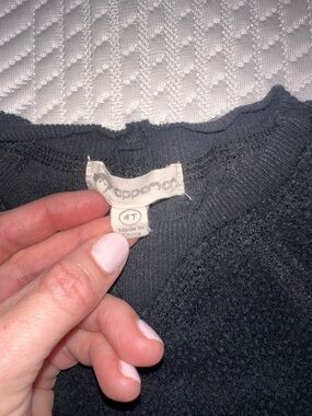 Appaman Black Crewneck Girls' Sweater